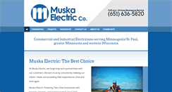 Desktop Screenshot of muskaelectric.com